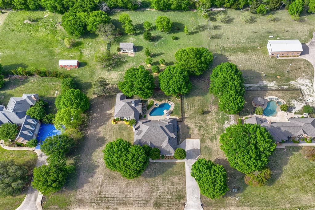 7225 Moss Ridge Road Parker, TX 75098 - Photo 39 of 40 Expansive property with a main residence, an additional structure, and a large inground pool