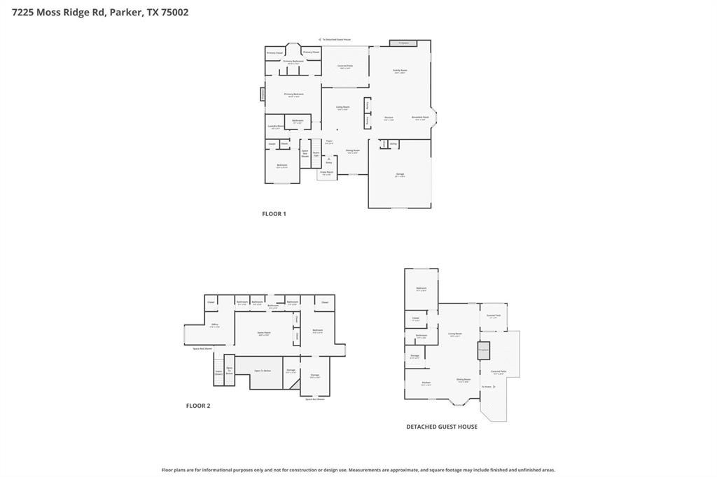 7225 Moss Ridge Road Parker, TX 75098 - Photo 40 of 40 Floor plan