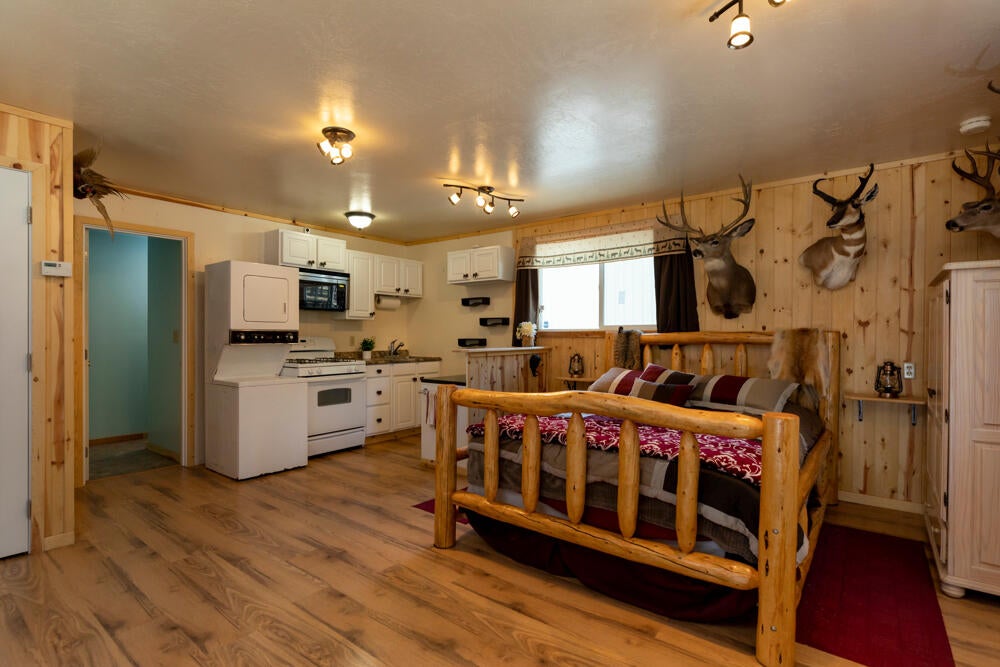 9660 Sprague River Road Chiloquin, OR 97624 - Photo 35 of 58 Stacked washer/dryer combo. Fully Furnished.