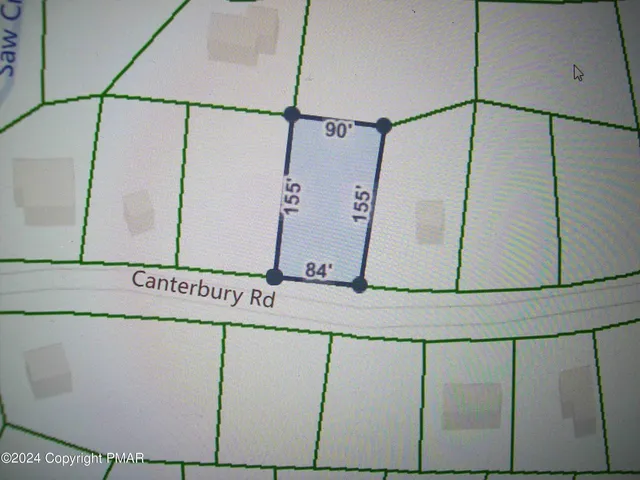 a view of a swimming pool with a yard and lake view