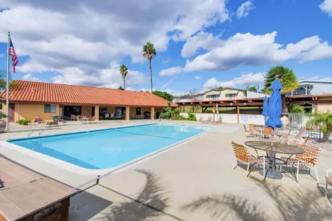 a lobby with glass door and glass door