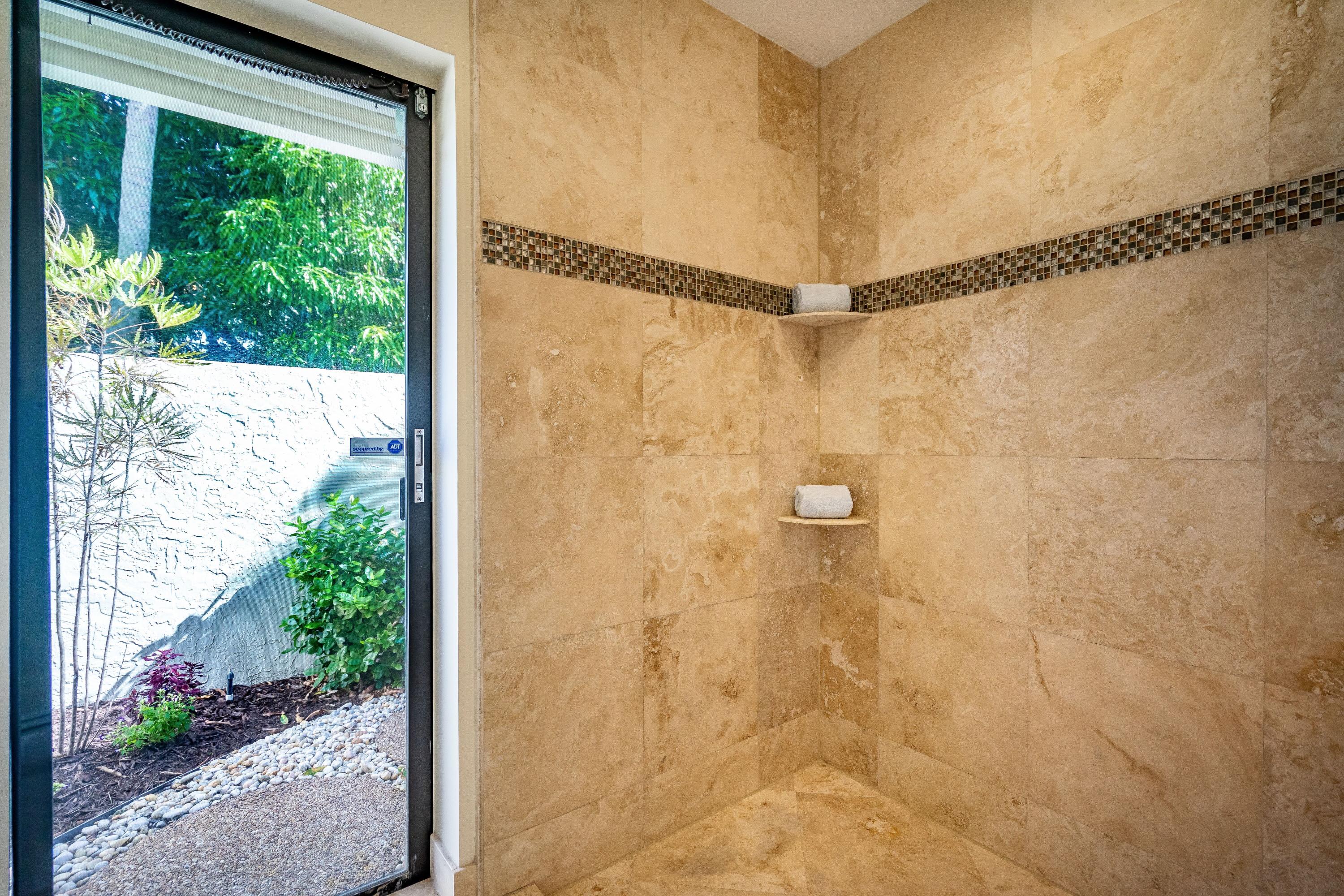5530 Northwest 3rd Terrace Boca Raton, FL 33487 - Photo 13 of 56 Master shower with privacy garden
