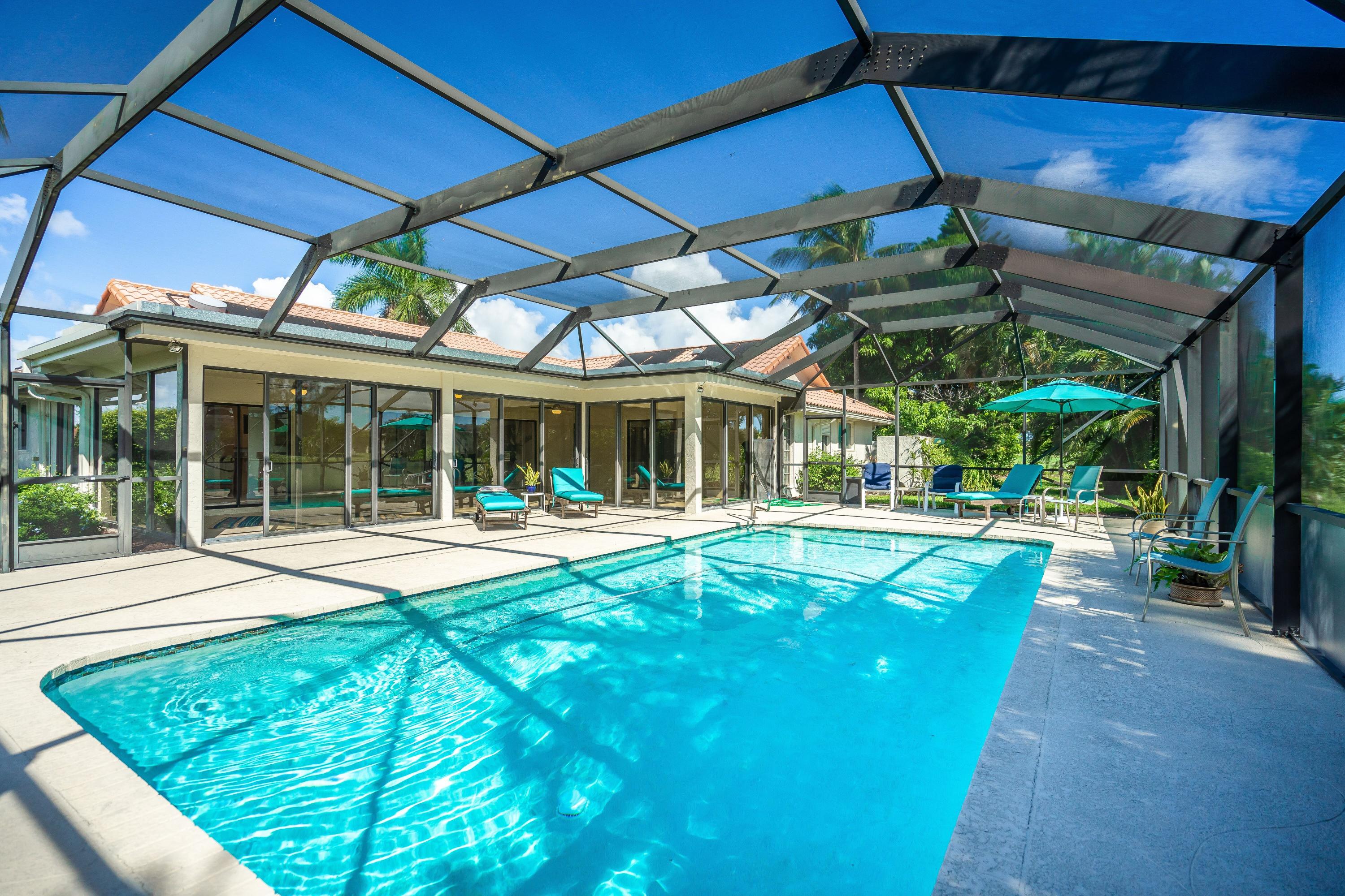 Sparkling pool