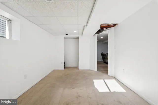 a view of an empty room