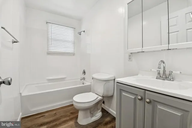 a bathroom with a sink toilet and vanity