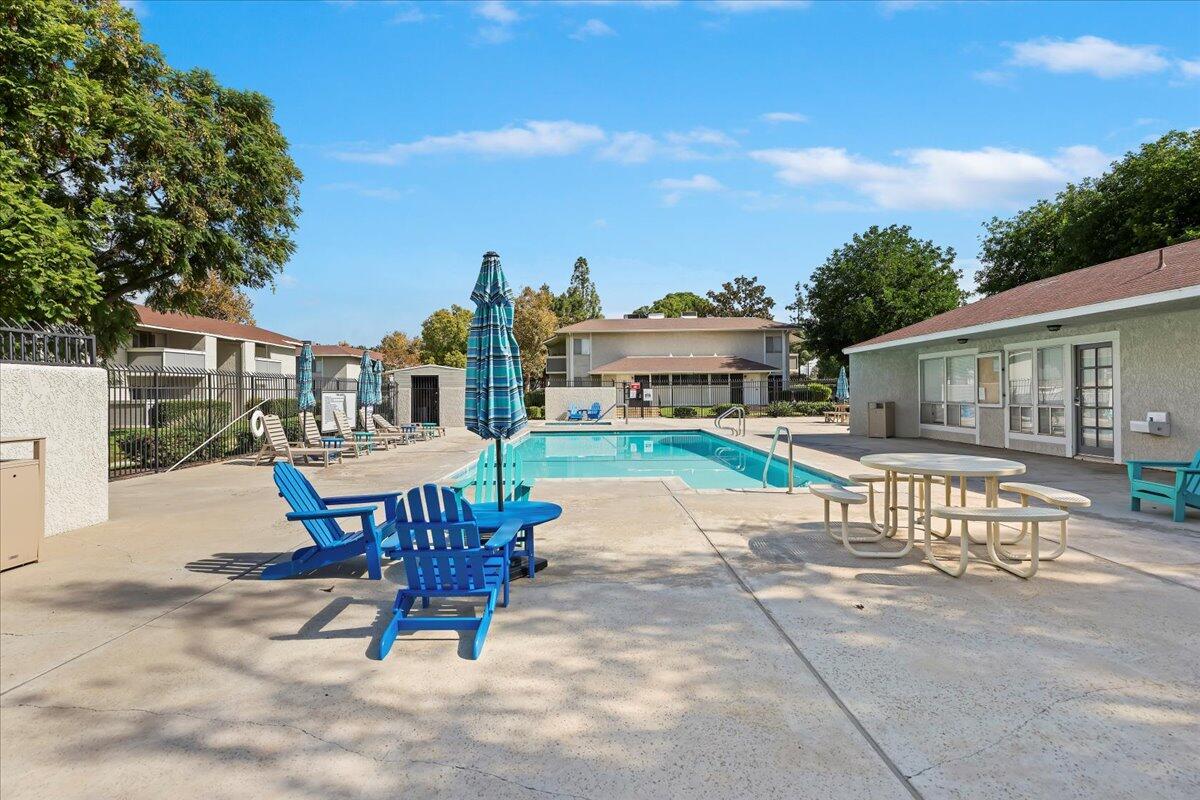 26200 Redlands Boulevard, Unit 68 Redlands, CA 92373 - Photo 31 of 32 a view of a house with backyard porch and sitting area