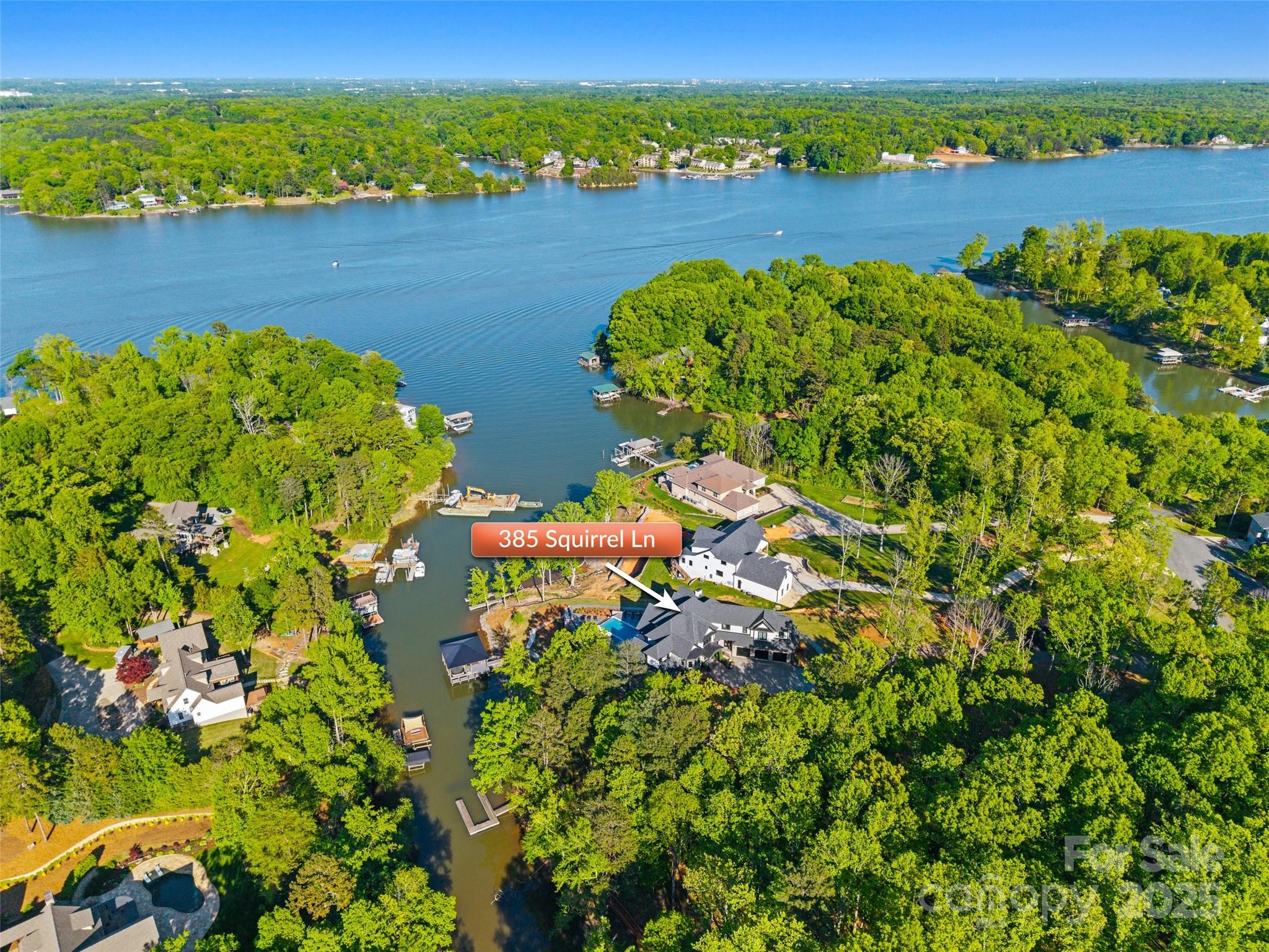 385 Squirrel Lane Lake Wylie, SC 29710 - Photo 47 of 48 a view of a lake with a lake