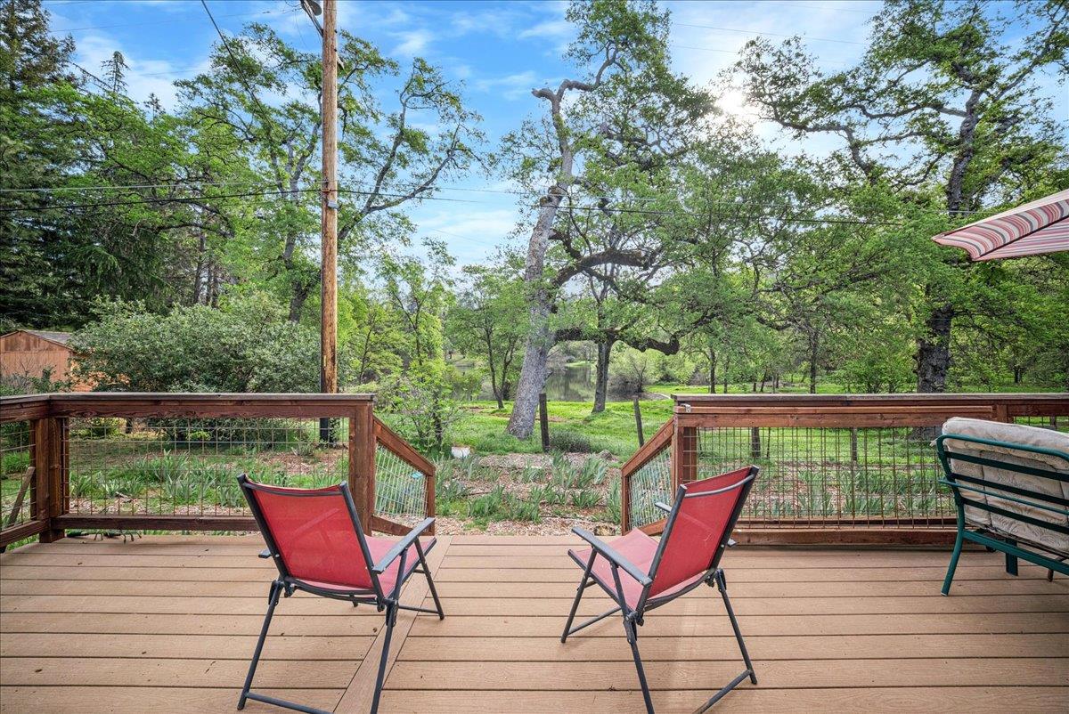 709 Cole Road Meadow Vista, CA 95722 - Photo 19 of 57 a view of a two chairs in the balcony