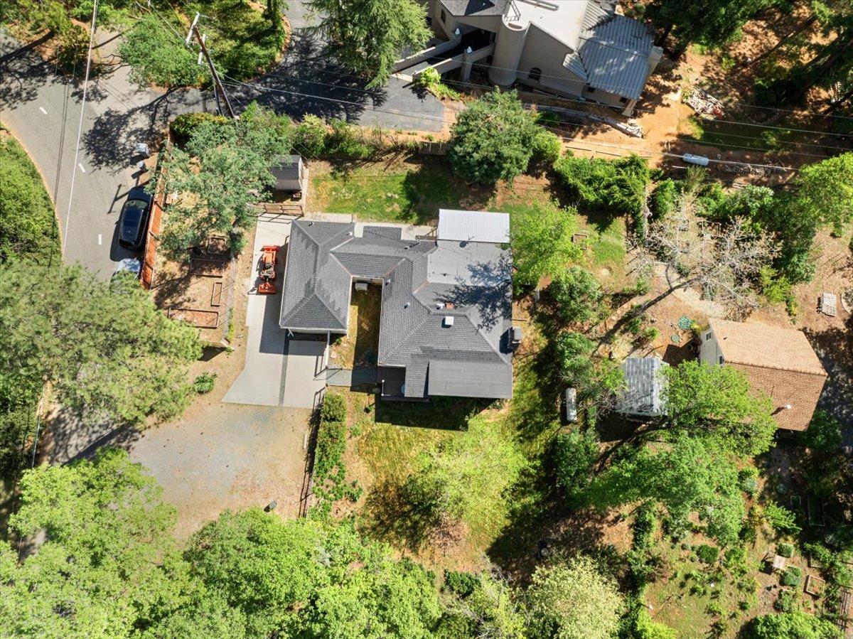 709 Cole Road Meadow Vista, CA 95722 - Photo 52 of 57 an aerial view of a house with a yard basket ball court and outdoor seating