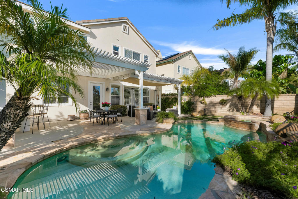 6140 Deerhill Road Oak Park, CA 91377 - Photo 38 of 72 a view of a house with backyard and sitting area