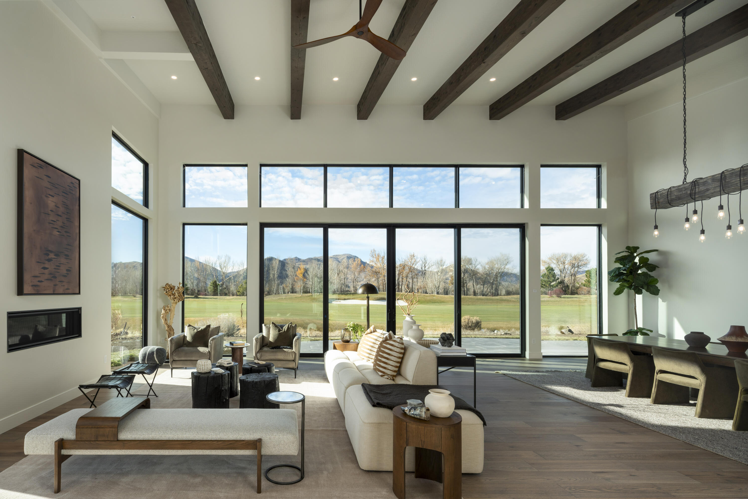 10 Streamside Drive Blaine County, ID 83333 - Photo 6 of 37 Living to Golf Course