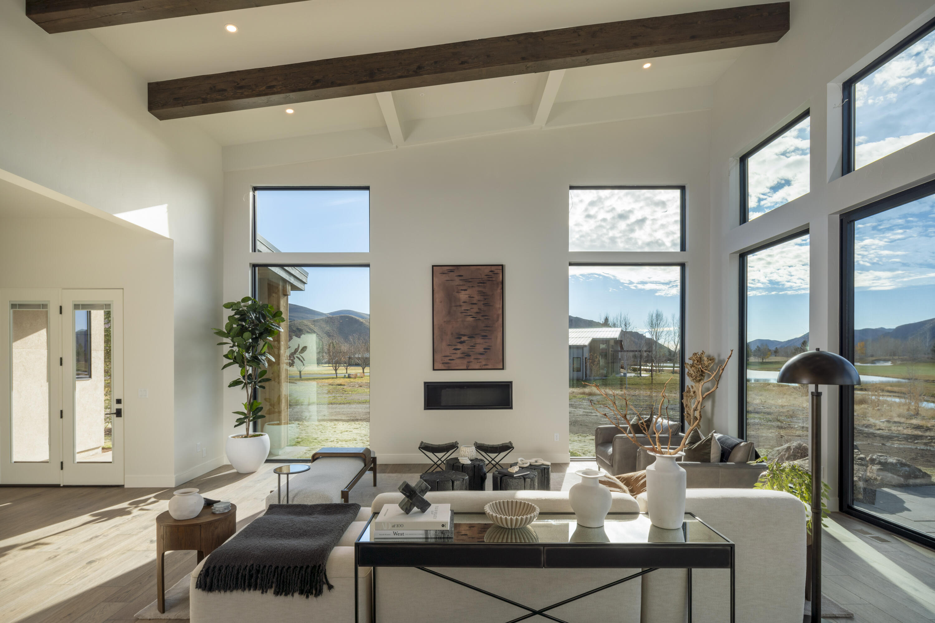 10 Streamside Drive Blaine County, ID 83333 - Photo 8 of 37 Living to Fireplace