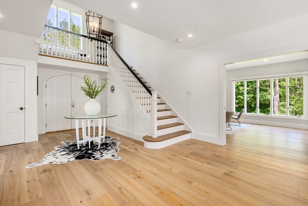 338 South Great Road Lincoln, MA 01773 - Photo 11 of 29 a view of entryway and hall with wooden floor