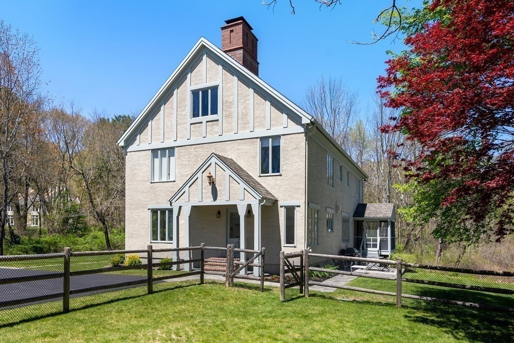 338 South Great Road Lincoln, MA 01773 - Photo 25 of 29 a view of front of house with a yard