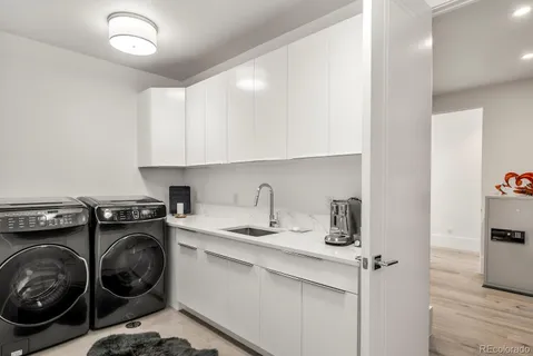 a view of storage and utility room