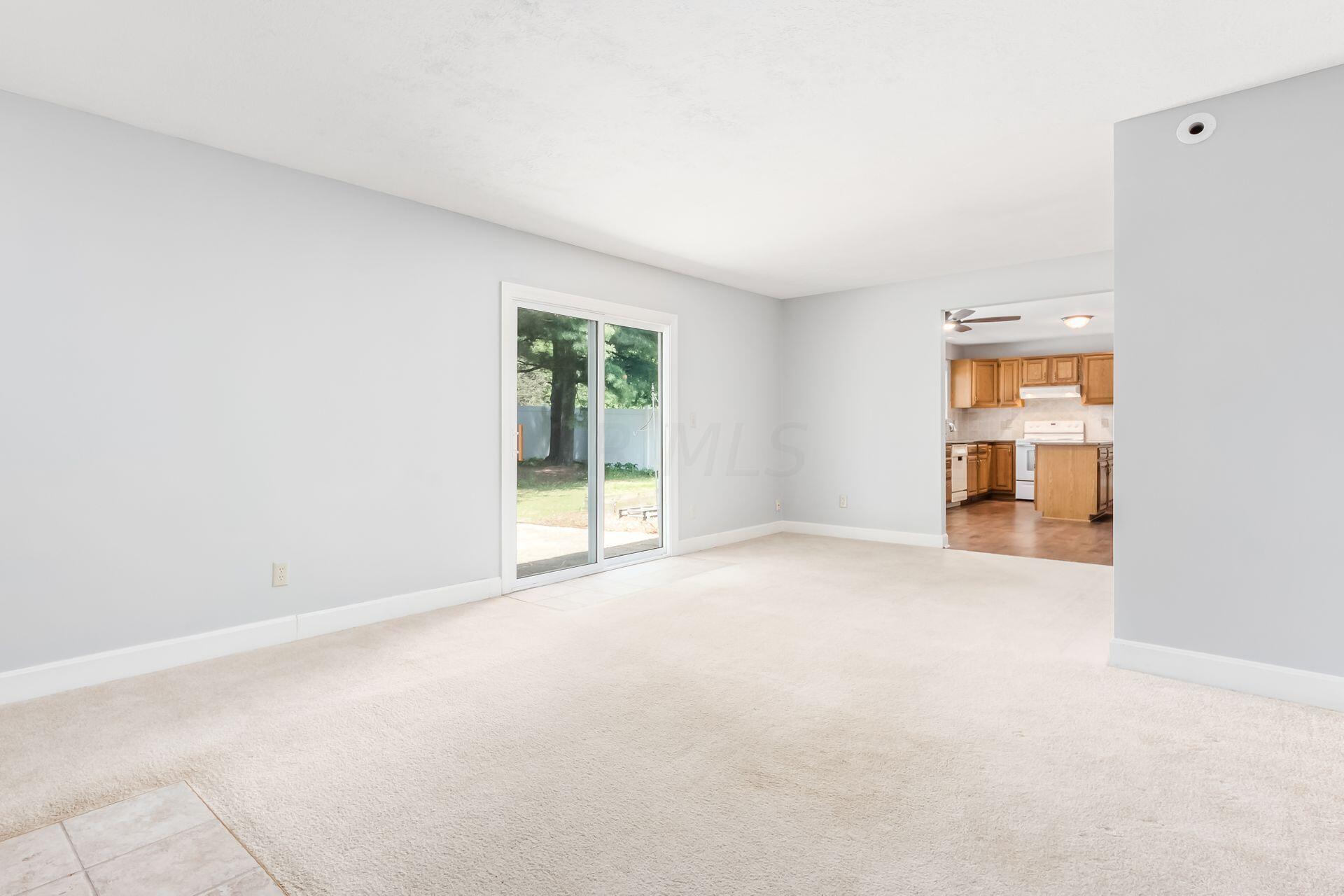 3480 Rome Corners Road Galena, OH 43021 - Photo 20 of 39 Family Room View to Kitchen & Patio