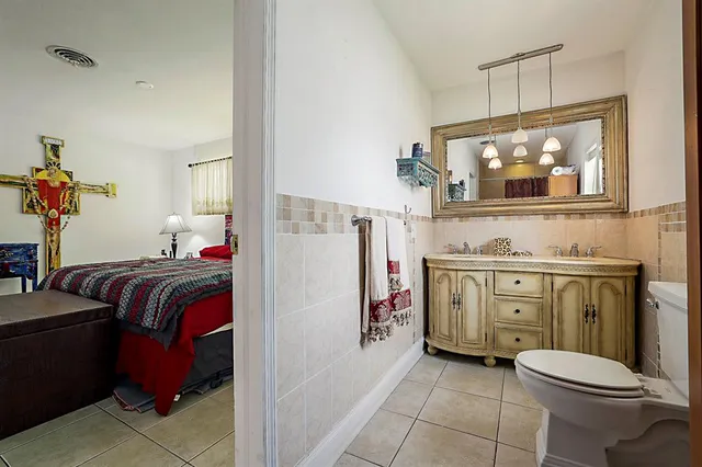 a backyard of a house