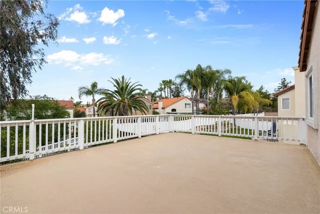 a view of a balcony with outdoor space