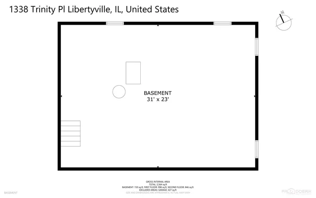 $539,000 | 1338 Trinity Place, Libertyville, IL 60048