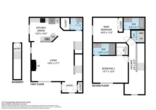 $325,000 | 127 Carriage Way, DeForest, WI 53532