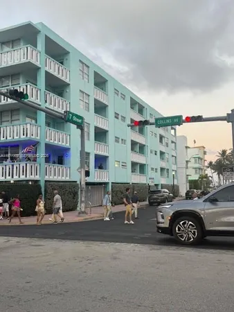 a car parked in front of a building