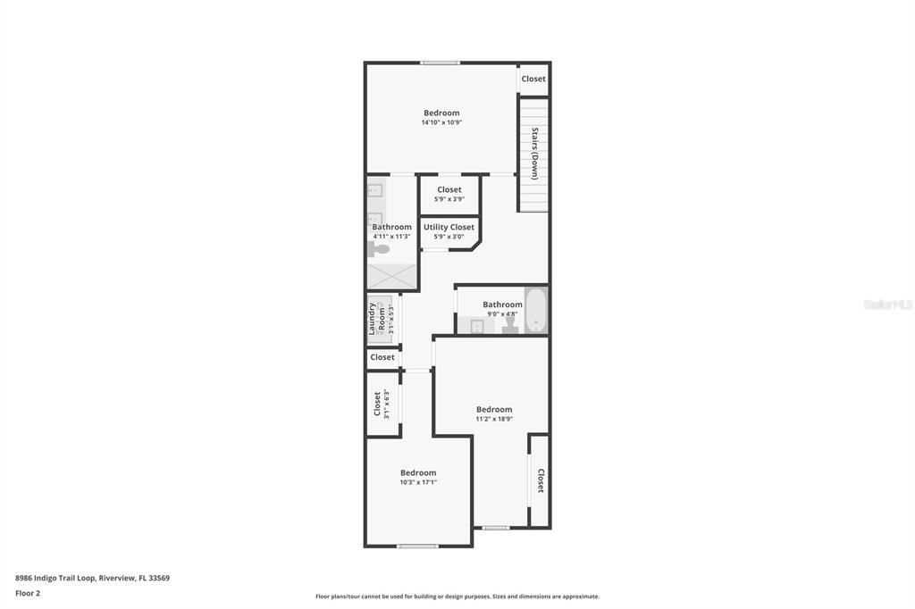 8986 Indigo Trail Loop Riverview, FL 33578 - Photo 47 of 48 a picture of a wall with white wall painting