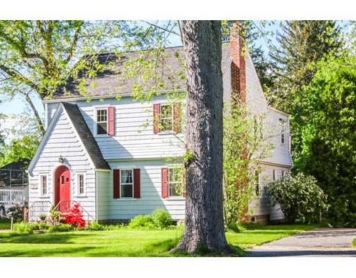 104 Maple Road Longmeadow, MA 01106 - Photo 2 of 28 a front view of house with small garden and statue