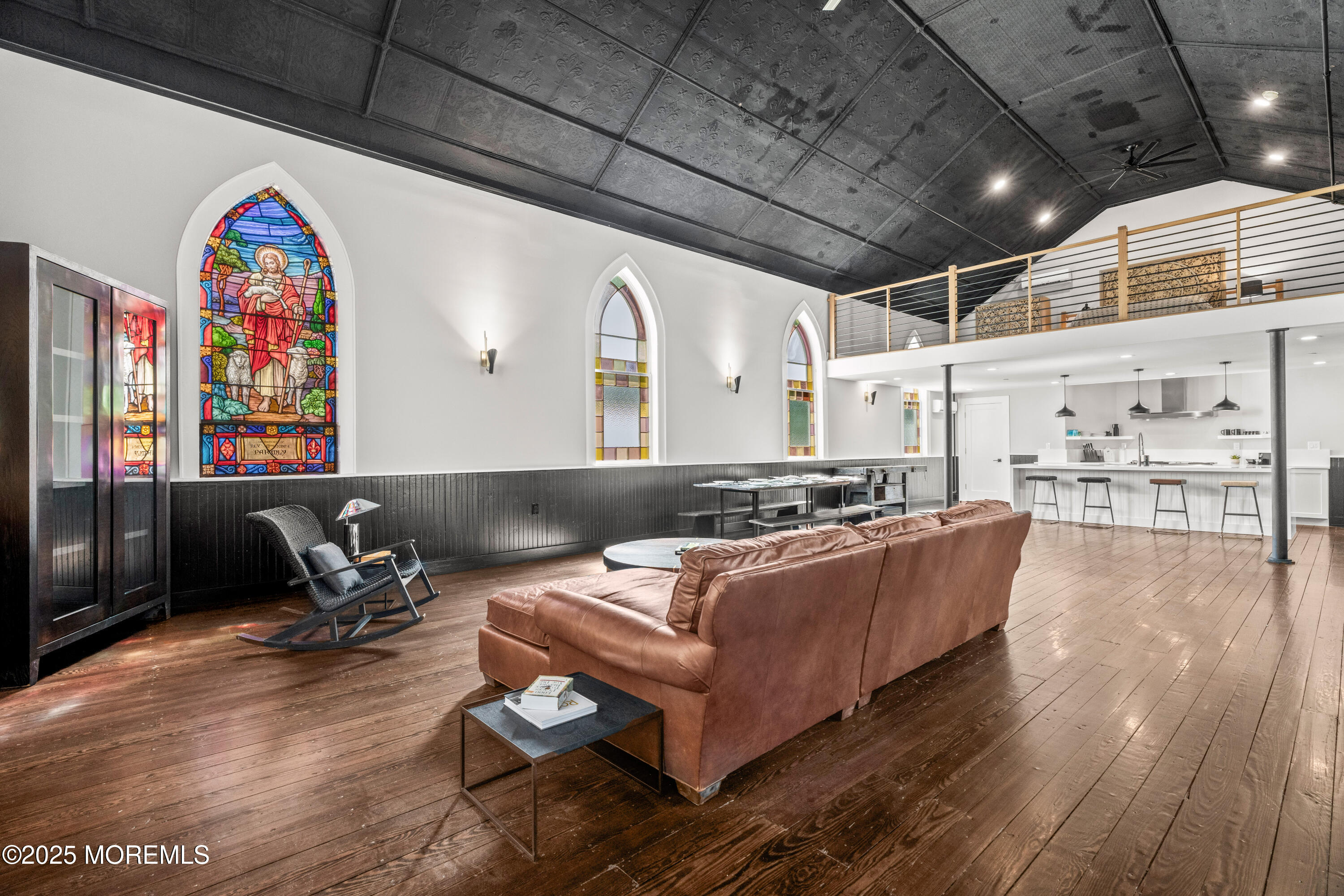 73 3rd Avenue Atlantic Highlands, NJ 07716 - Photo 38 of 57 a living room with furniture and wooden floor