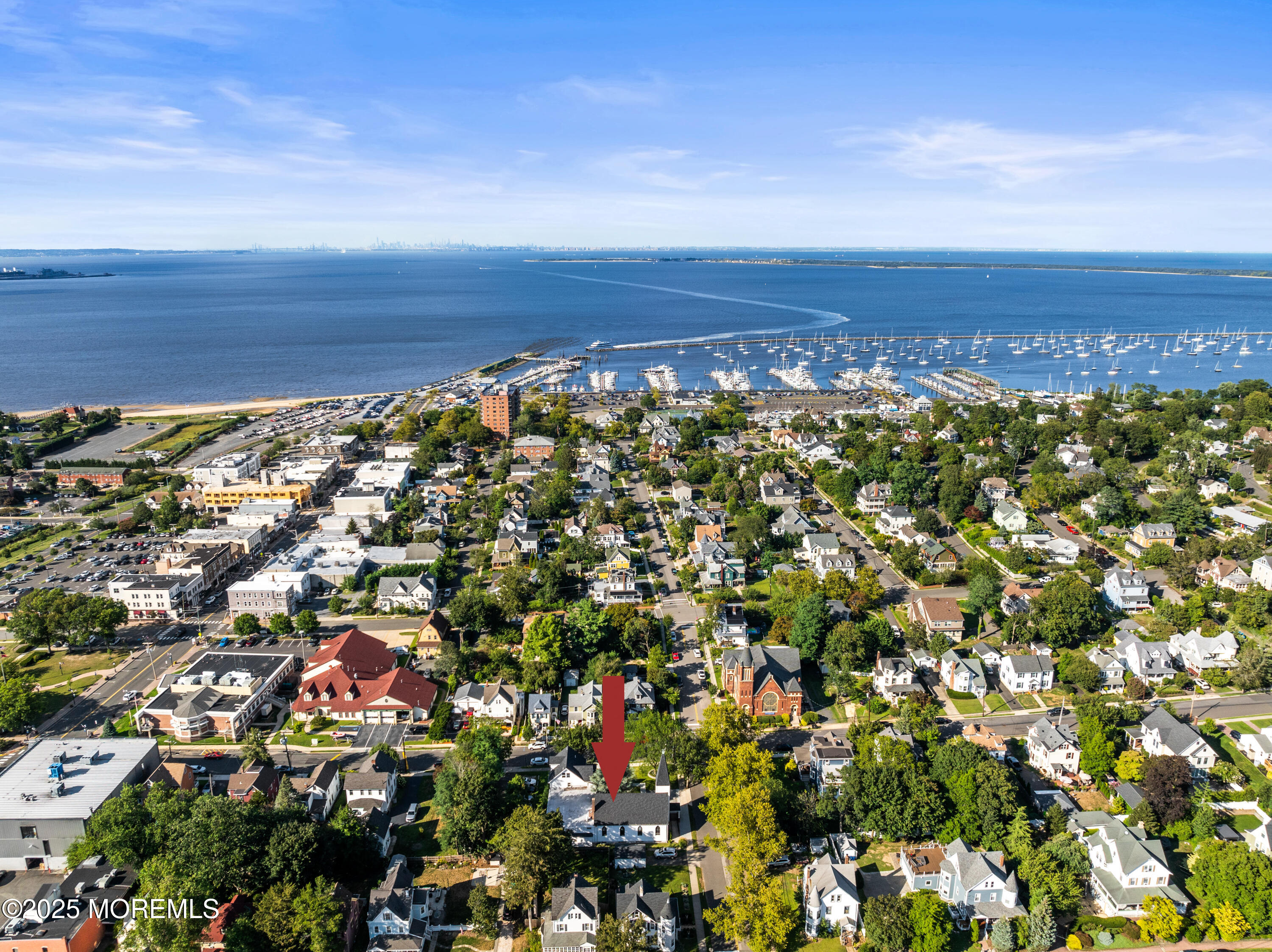 73 3rd Avenue Atlantic Highlands, NJ 07716 - Photo 52 of 57 an aerial view of multiple house