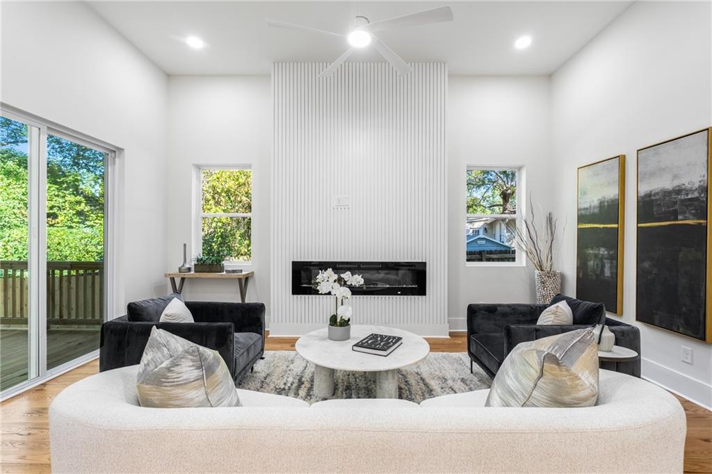 271 Haas Avenue Southeast Atlanta, GA 30316 - Photo 13 of 56 a living room with furniture and a large window