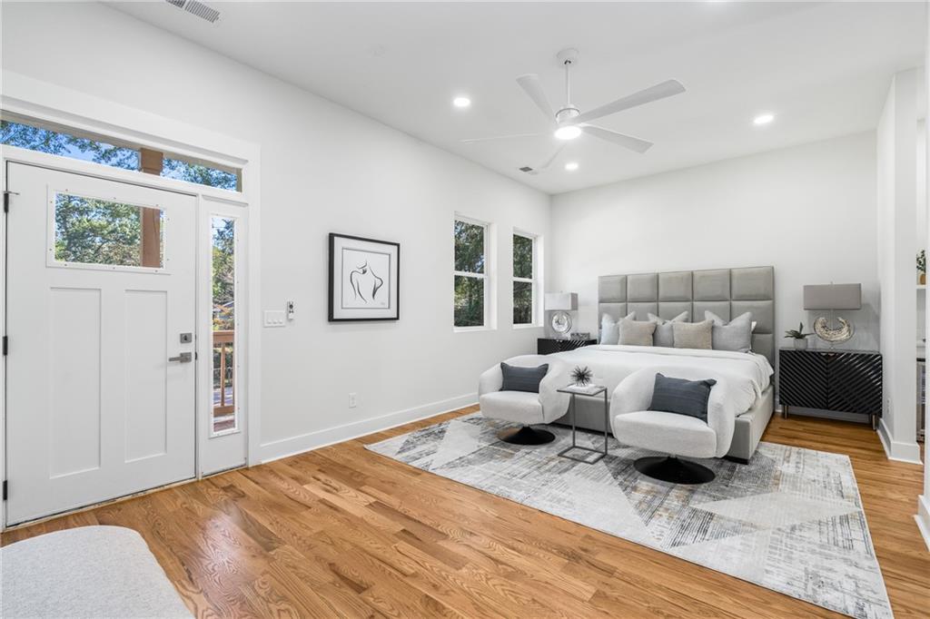 271 Haas Avenue Southeast Atlanta, GA 30316 - Photo 29 of 56 a bedroom with a bed and a couch