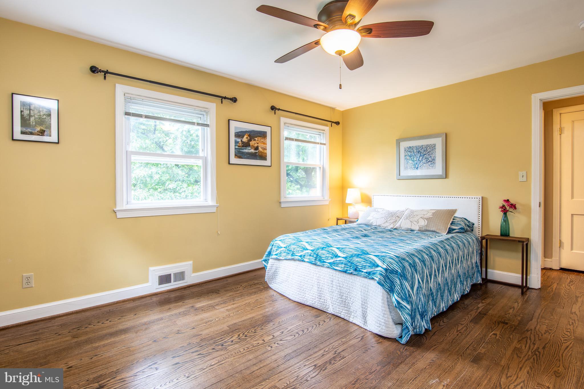 400 East Schuyler Road Silver Spring, MD 20901 - Photo 16 of 30 Spacious master BR w/ 3 windows + his/her closets