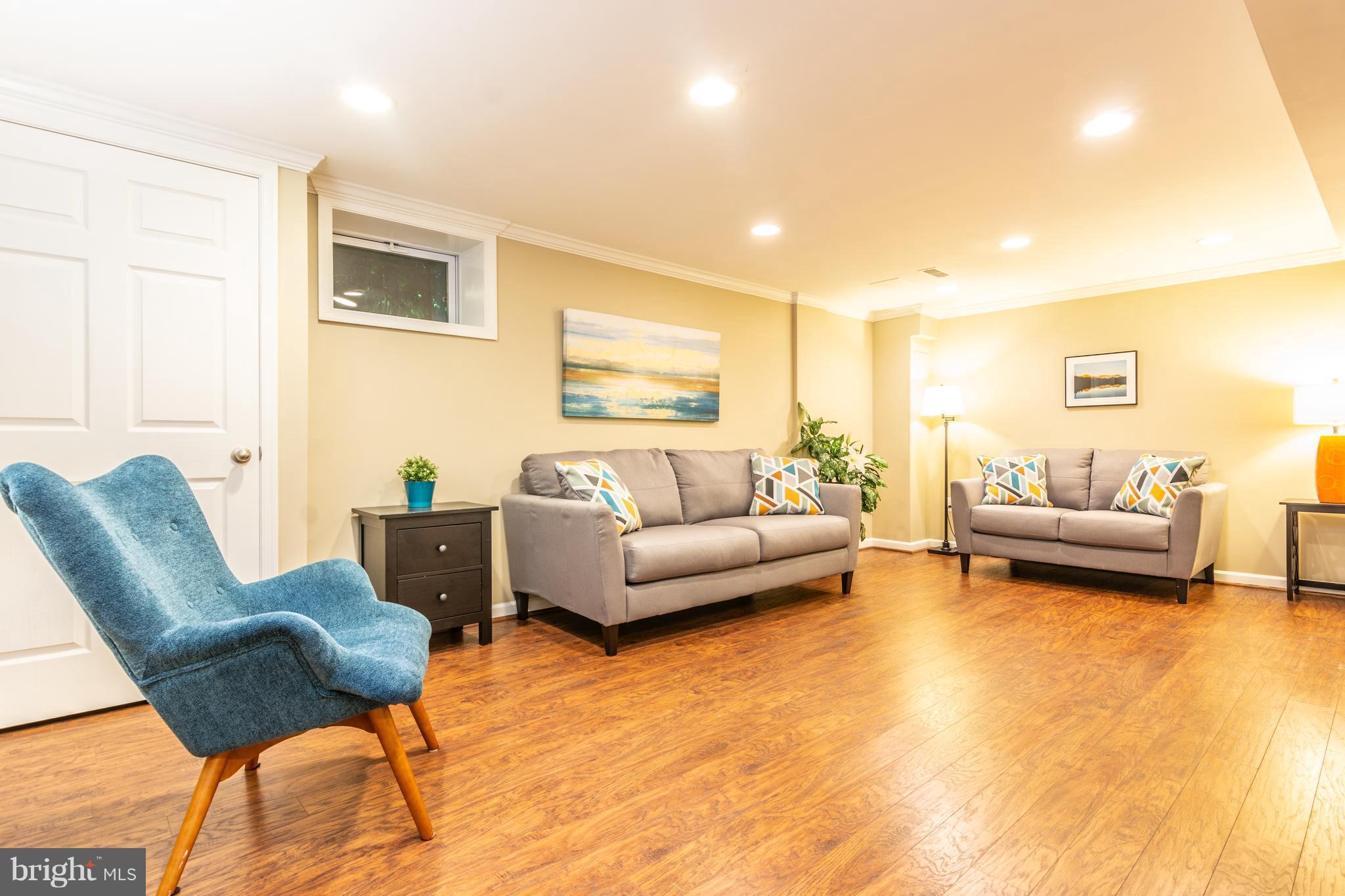 400 East Schuyler Road Silver Spring, MD 20901 - Photo 25 of 30 Large lower level: family room+BR+bath+laundry