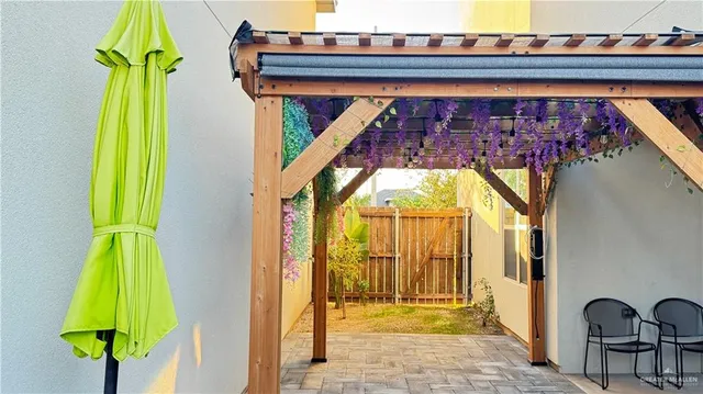 a view of front door