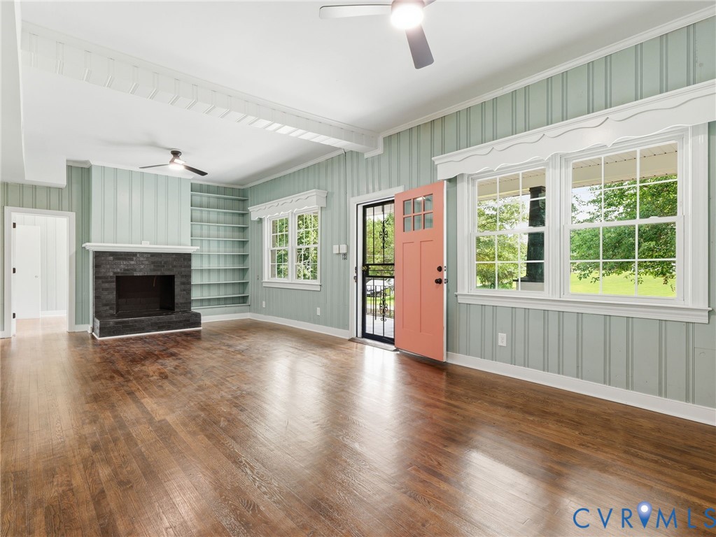 614 Cedar Level Road Hopewell, VA 23860 - Photo 7 of 39 Freshly painted with brick fireplace.