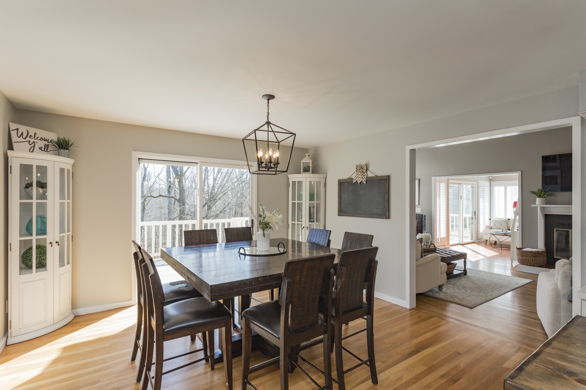 804 High Point Ridge Road Franklin, TN 37069 - Photo 20 of 50 a view of a dining room with furniture window and wooden floor