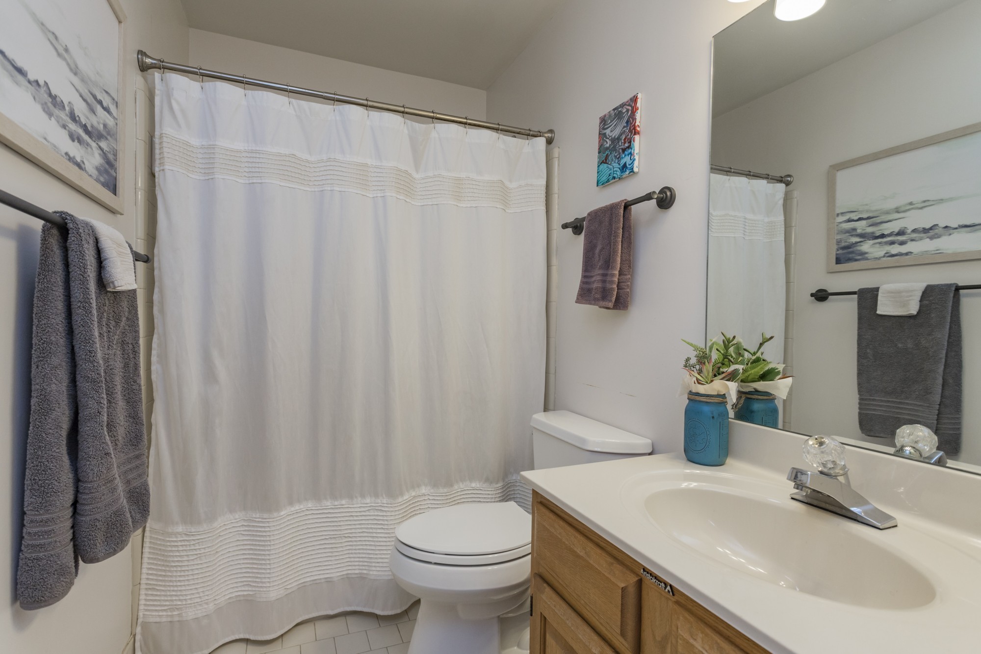 804 High Point Ridge Road Franklin, TN 37069 - Photo 38 of 50 a bathroom with a sink toilet and shower