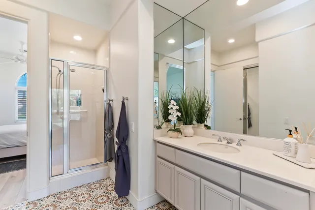 a view of a small garden