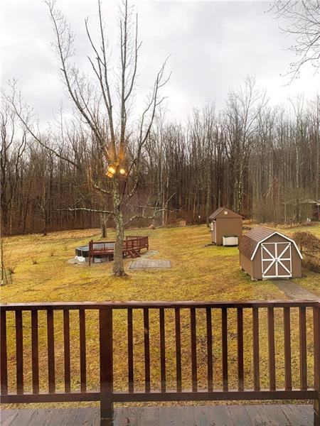 466 Powder Mill Road Rector, PA 15677 - Photo 17 of 25 View of back yard from back balcony