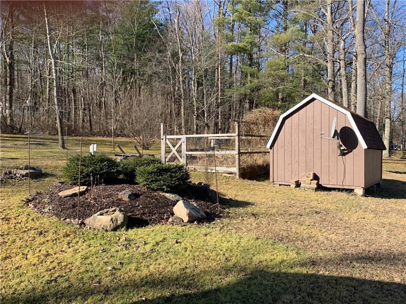 466 Powder Mill Road Rector, PA 15677 - Photo 19 of 25 A fenced garden area and shed await you to begin Spring planting!