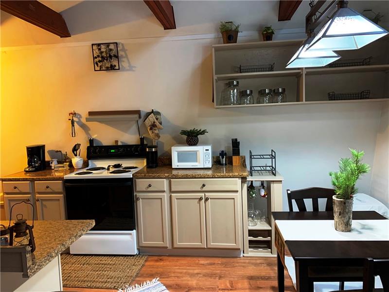 The kitchen offers all the essentials.