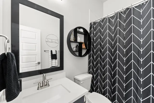 a kitchen with a sink cabinets and counter space