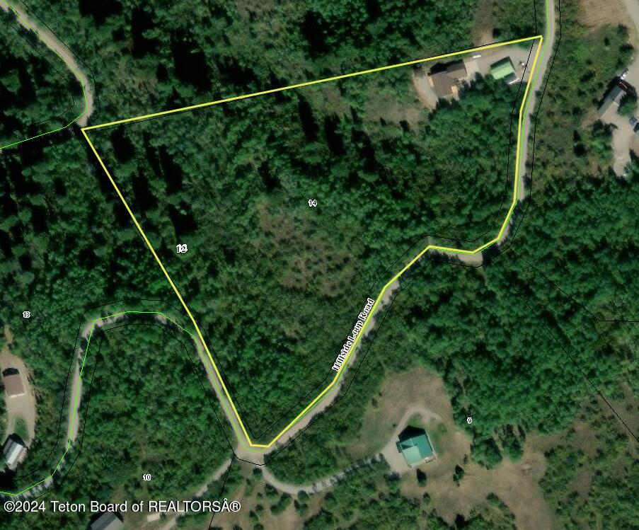 1300 Hillside Loop Road Thayne, WY 83127 - Photo 39 of 42 Wellmann aerial boundary