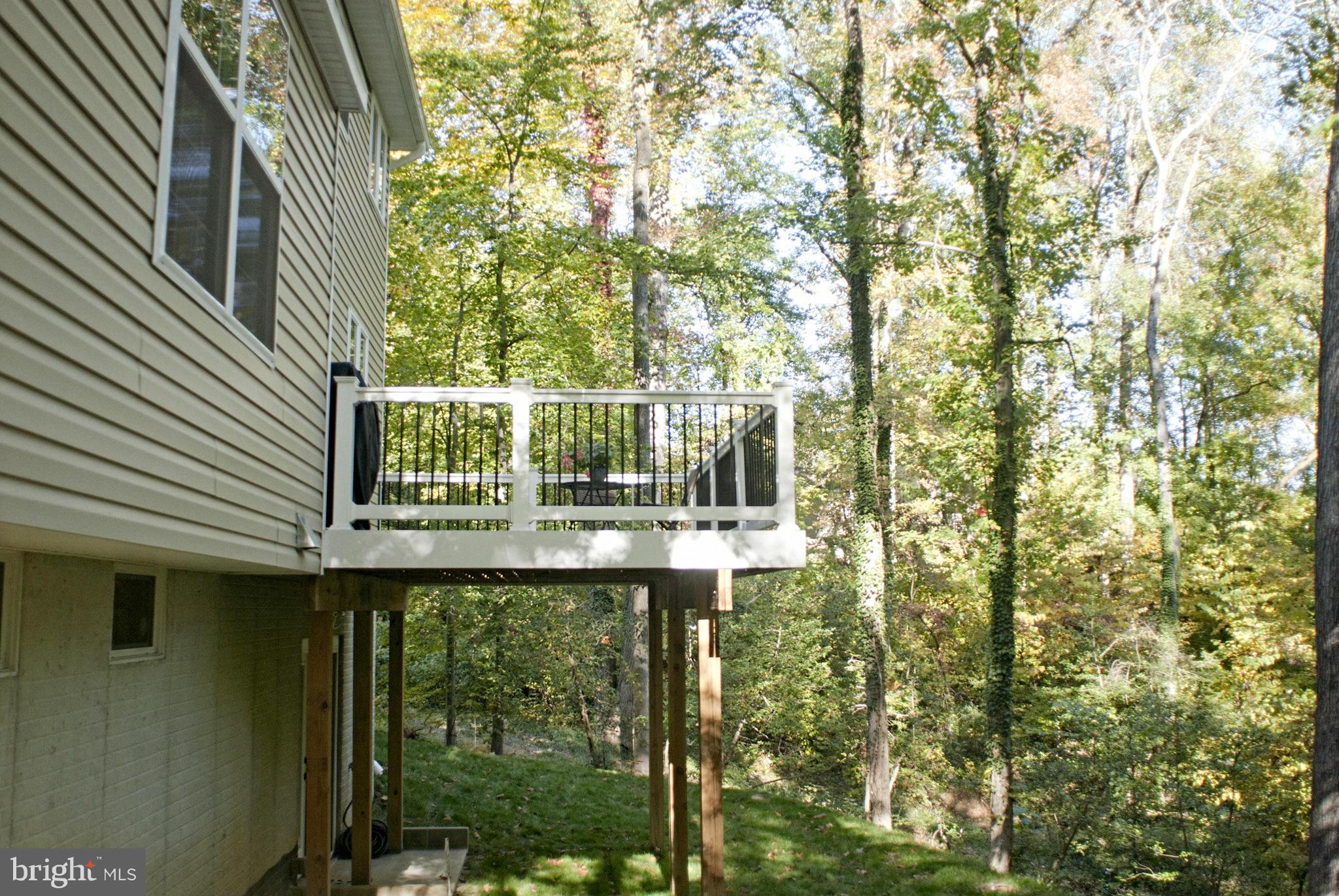 538 Kendall Road Crownsville, MD 21032 - Photo 24 of 30 Side View of Deck