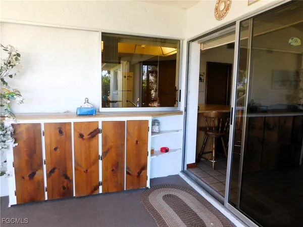 a view of a entryway door of the house