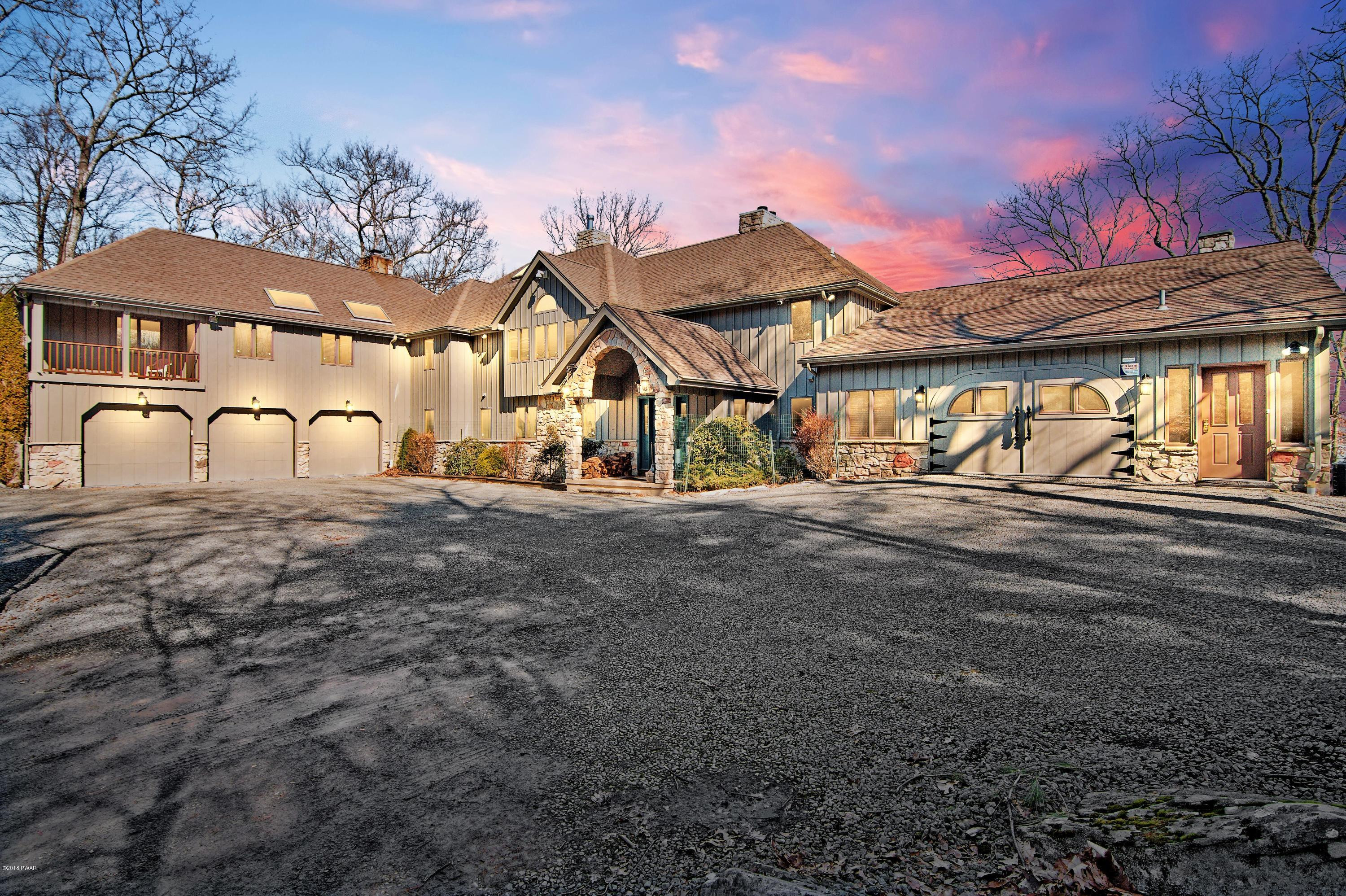 39 Boulder Point Road Lakeville, PA 18438 - Photo 2 of 44 Dusk Exterior View 02