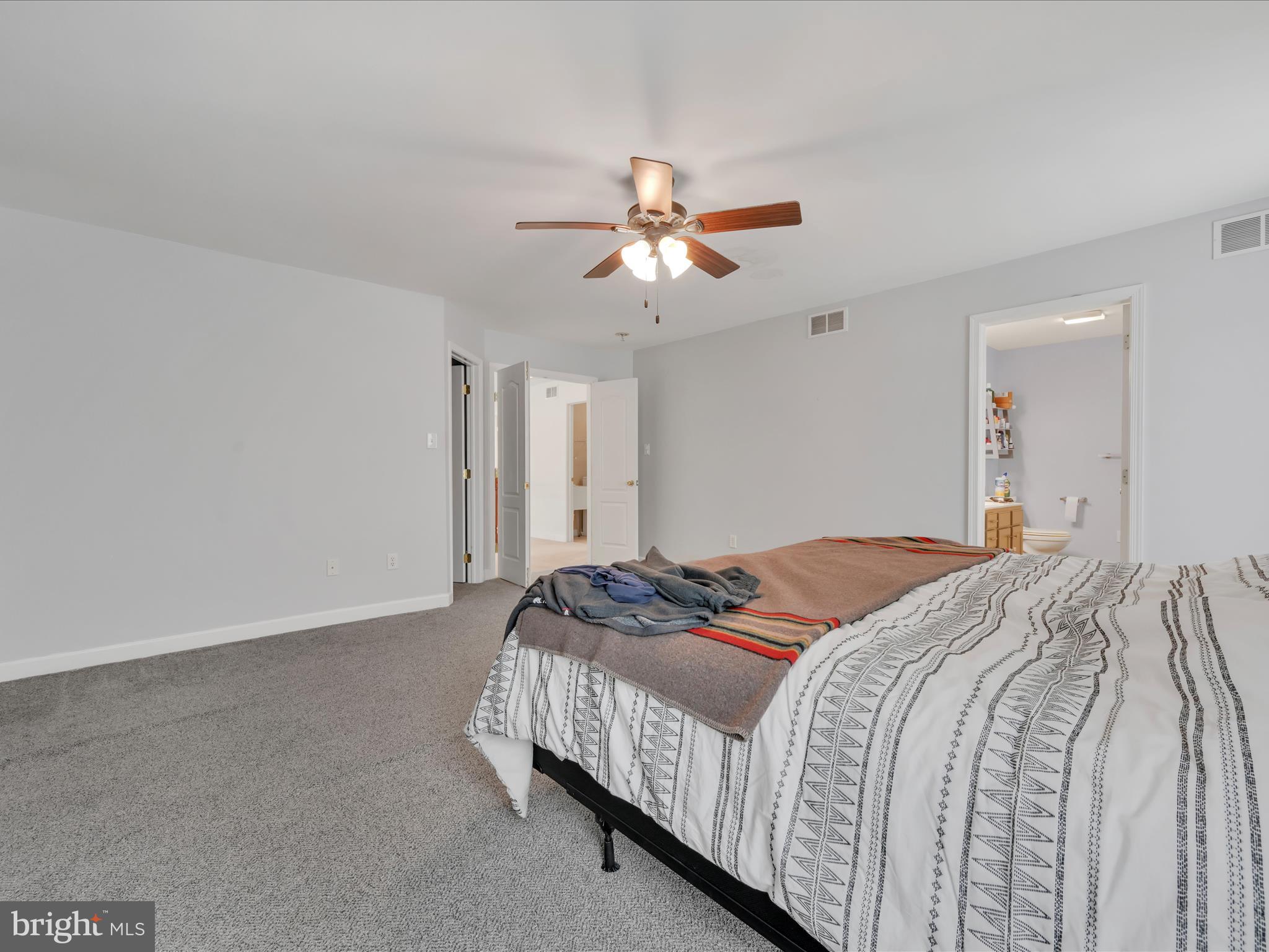 15 Country Club Road Ashland, PA 17921 - Photo 23 of 39 a bedroom with a bed and a ceiling fan