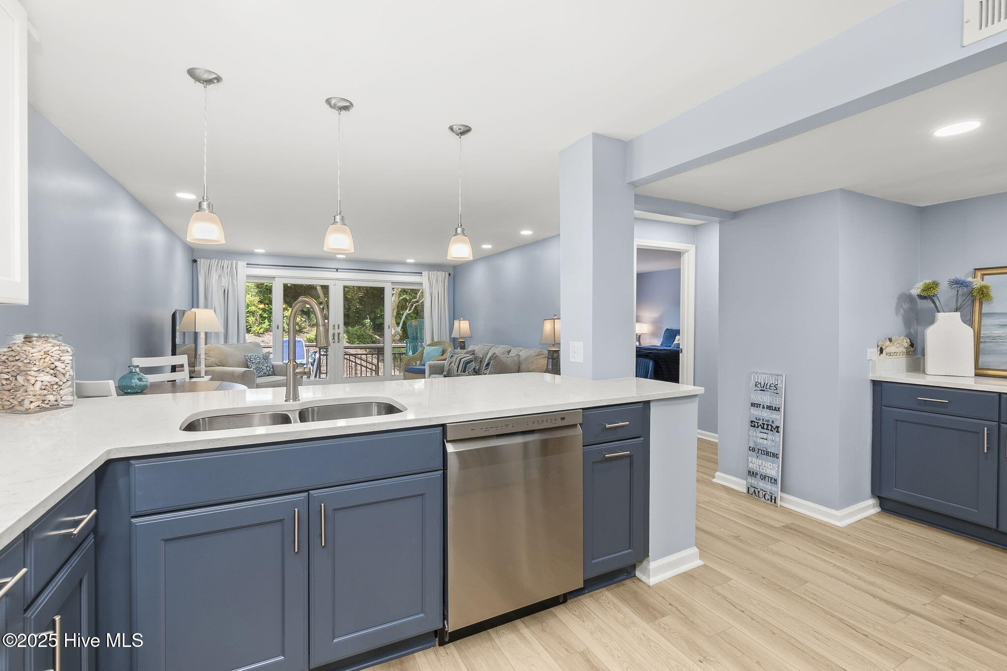 331 Salter Path Road, Unit 104 BEACHWALK Pine Knoll Shores, NC 28512 - Photo 12 of 47 Updated kitchen w/ bar seating