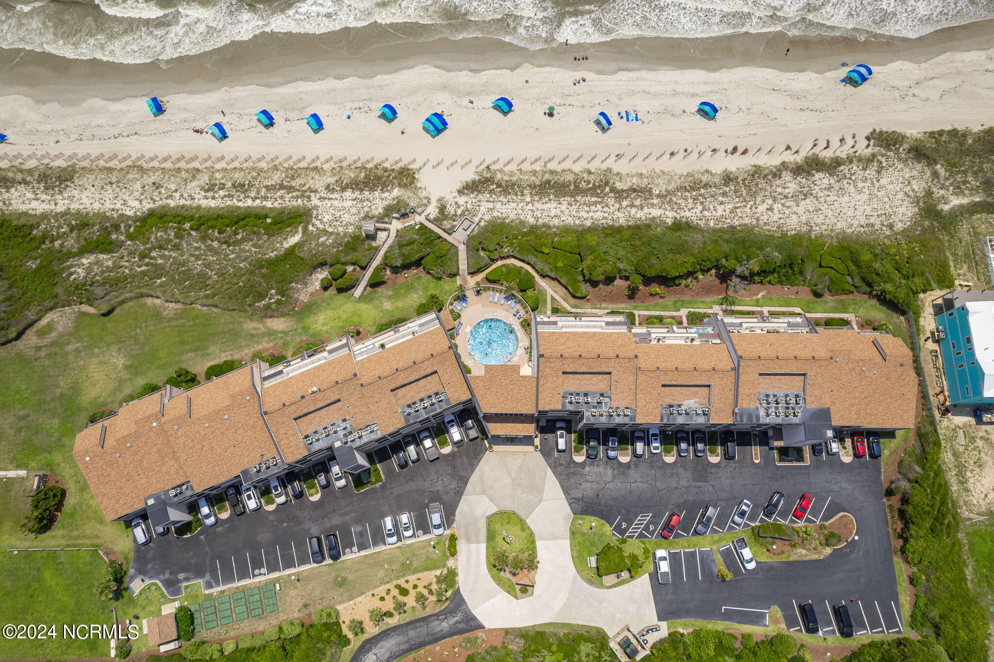 331 Salter Path Road, Unit 104 BEACHWALK Pine Knoll Shores, NC 28512 - Photo 38 of 47 Oceanfront condo at Beachwalk Villas