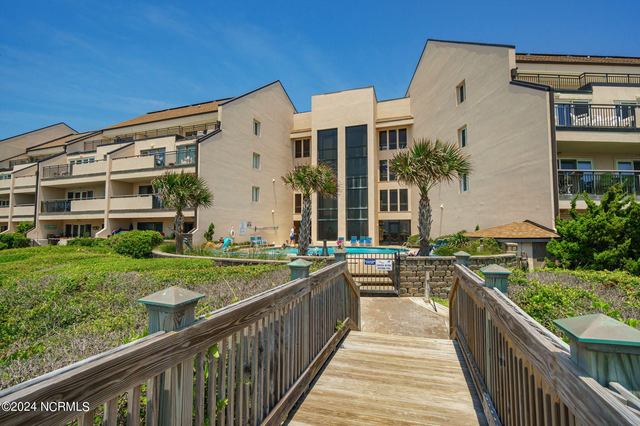 331 Salter Path Road, Unit 104 BEACHWALK Pine Knoll Shores, NC 28512 - Photo 42 of 47 Beachwalk Villas community pool